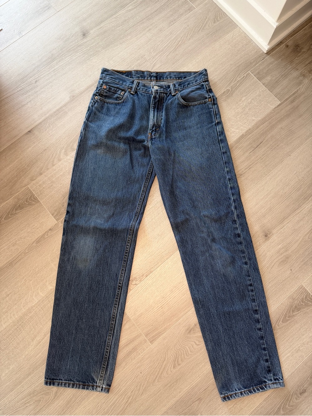 Levi's 550 Relaxed Fit Jeans Men's W30 L32 Medium Blue Wash 100% Cotton